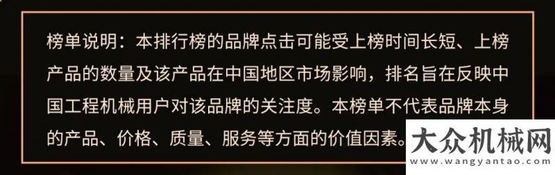 2021【高空作業(yè)平臺】用戶品牌關(guān)注度十強(qiáng)榜單發(fā)布