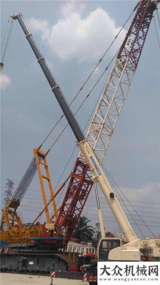 西亞東海岸一起圍觀！國機重工海外市場的靚麗身影——汽車起重機一