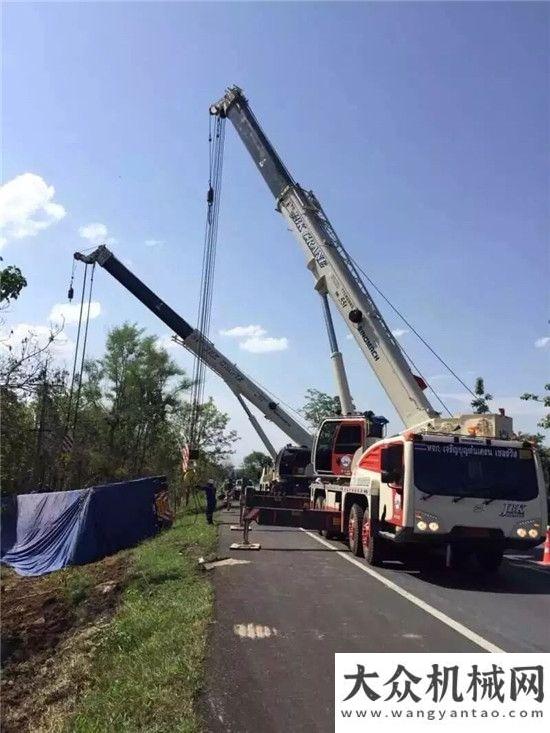 西亞東海岸一起圍觀！國機重工海外市場的靚麗身影——汽車起重機一