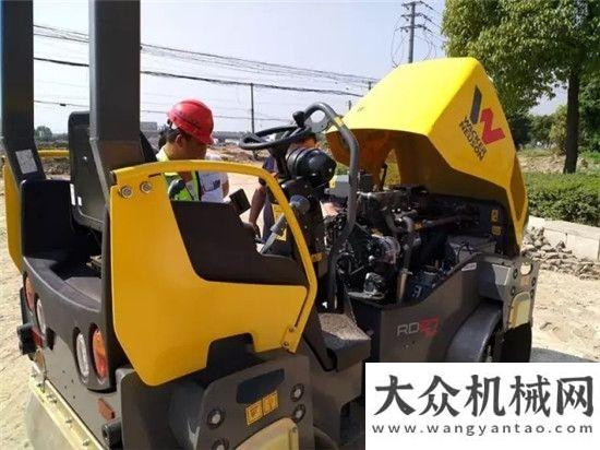 得未來市場諾森RD27壓路機(jī)助力揚(yáng)州道路江蘇泛