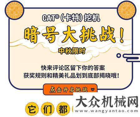 打卡中秋特別節(jié)目：CAT?(卡特)挖機(jī)暗號(hào)大挑戰(zhàn)！