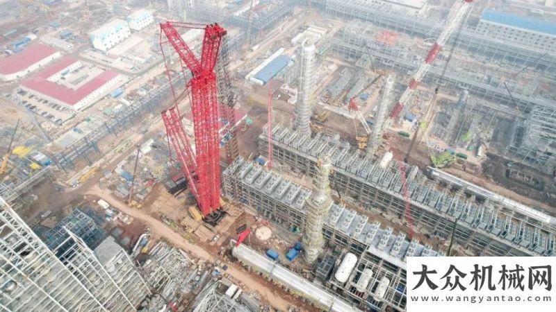 工作的意见三一重工：红色巨无霸SCC40000A即将完成790吨脱异丁烷塔吊装就位交通