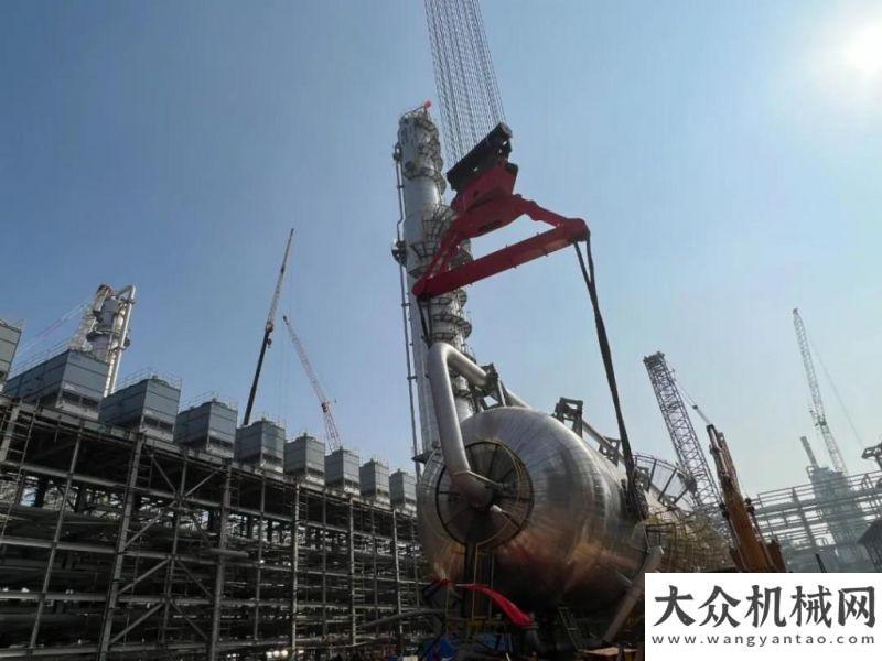 工作的意见三一重工：红色巨无霸SCC40000A即将完成790吨脱异丁烷塔吊装就位交通