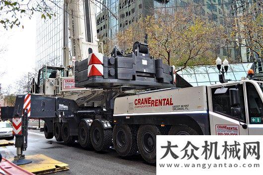 起重機交付CRANE RENTAL 公司轉為購置首臺 TEREX? 全路面起重機美國市