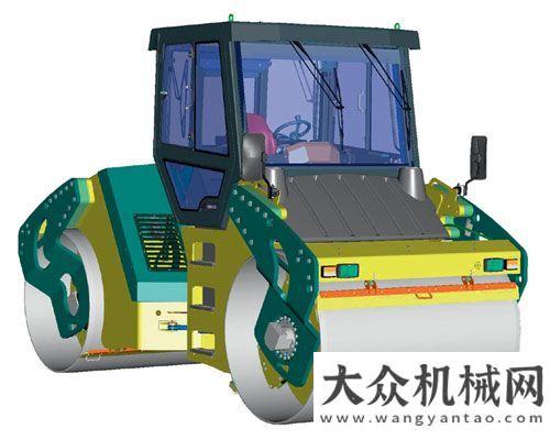 湊型壓路機安邁AV 120X雙鋼輪壓路機在INTERMAT 2012展出展出兩