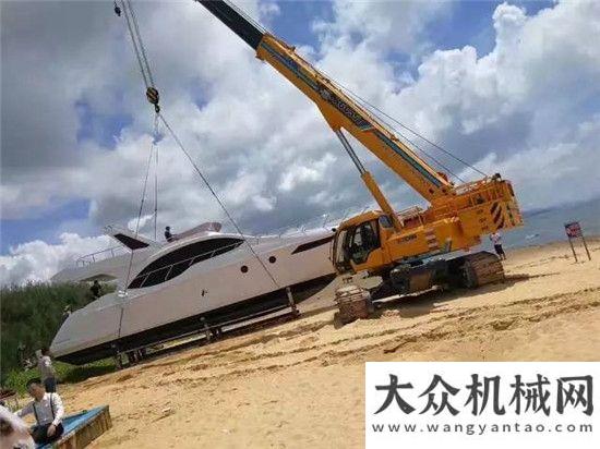 最作手徐工伸缩臂履带起重机抢险救援显本领三一履