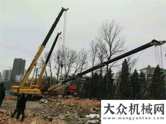最作手徐工伸缩臂履带起重机抢险救援显本领三一履
