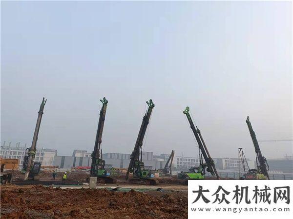 恩全新一代泰恒基础五台小旋挖快速助力镇江城市虎年第