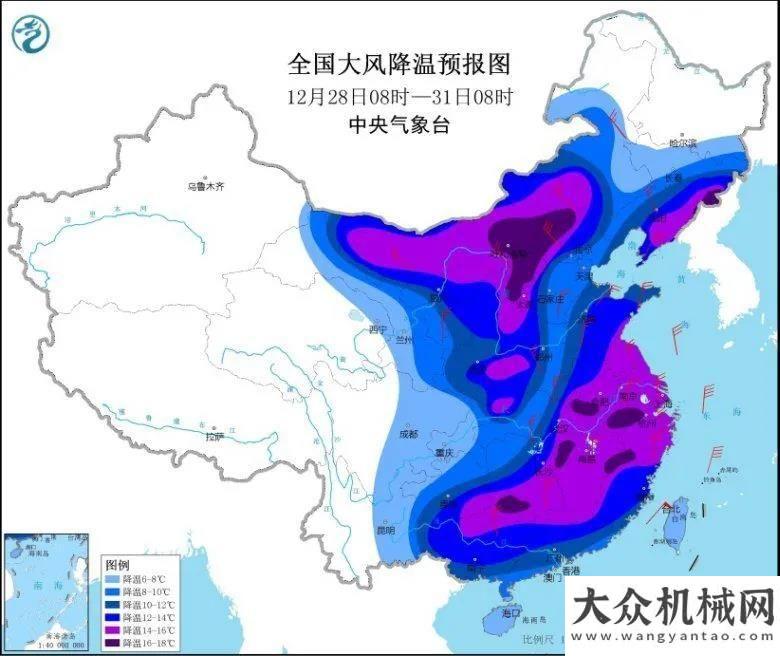 生建筑垃圾現(xiàn)代工程:緊急！史詩(shī)級(jí)大降溫！-16℃！工地風(fēng)