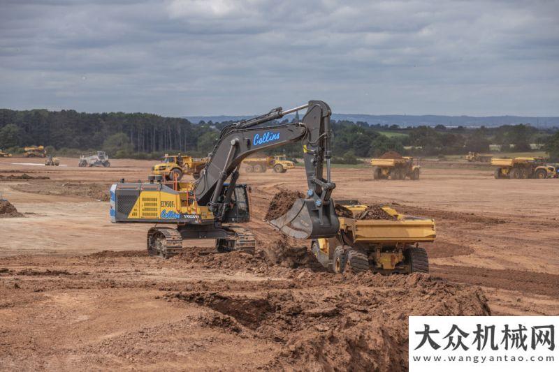 成用戶首選沃爾沃挖掘機助力英國客戶加快公園進度五十鈴