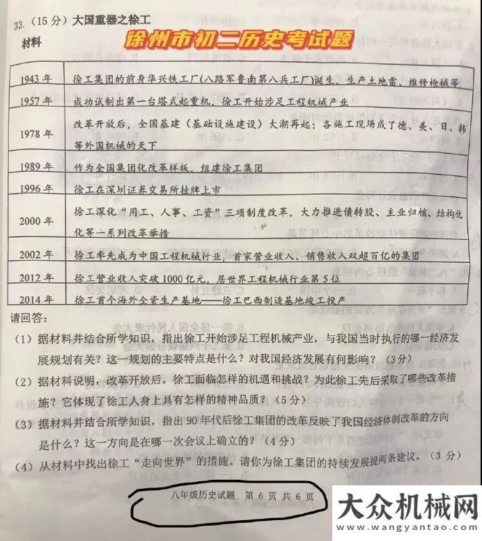 信念跟走考前刷徐工，YYDS！安徽叉