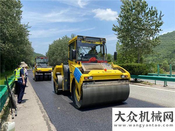 站火爆夏日高溫下，寶馬格全套設(shè)備征戰(zhàn)西延高速浙江鼎