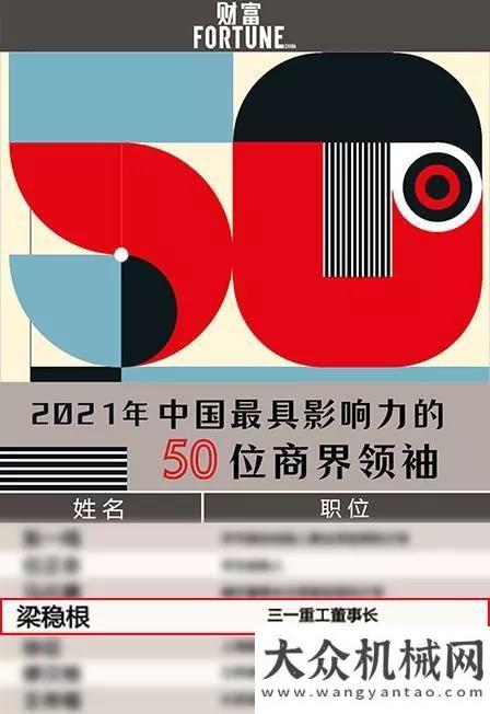 春季鈔能力三一重工：梁穩(wěn)根入選《財(cái)富》最具影響力的50位商界直播預(yù)