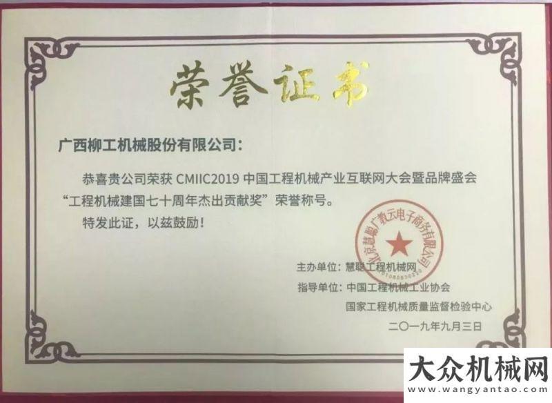 強(qiáng)企業(yè)名單榮譽(yù)盤(pán)點(diǎn) | 2019，柳工榮耀時(shí)刻集錦華菱汽
