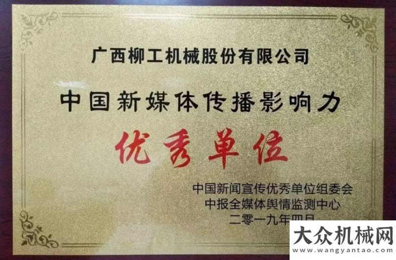 強(qiáng)企業(yè)名單榮譽(yù)盤(pán)點(diǎn) | 2019，柳工榮耀時(shí)刻集錦華菱汽