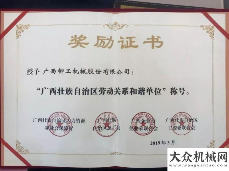 強(qiáng)企業(yè)名單榮譽(yù)盤(pán)點(diǎn) | 2019，柳工榮耀時(shí)刻集錦華菱汽