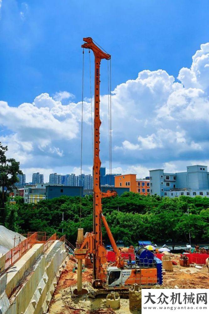 線落戶南京寶峨旋挖齊聚清華大學(xué)深圳國(guó)際校區(qū)工地，穗豐公司單樁高效嵌入30米花崗巖成功解決施工難題又一套