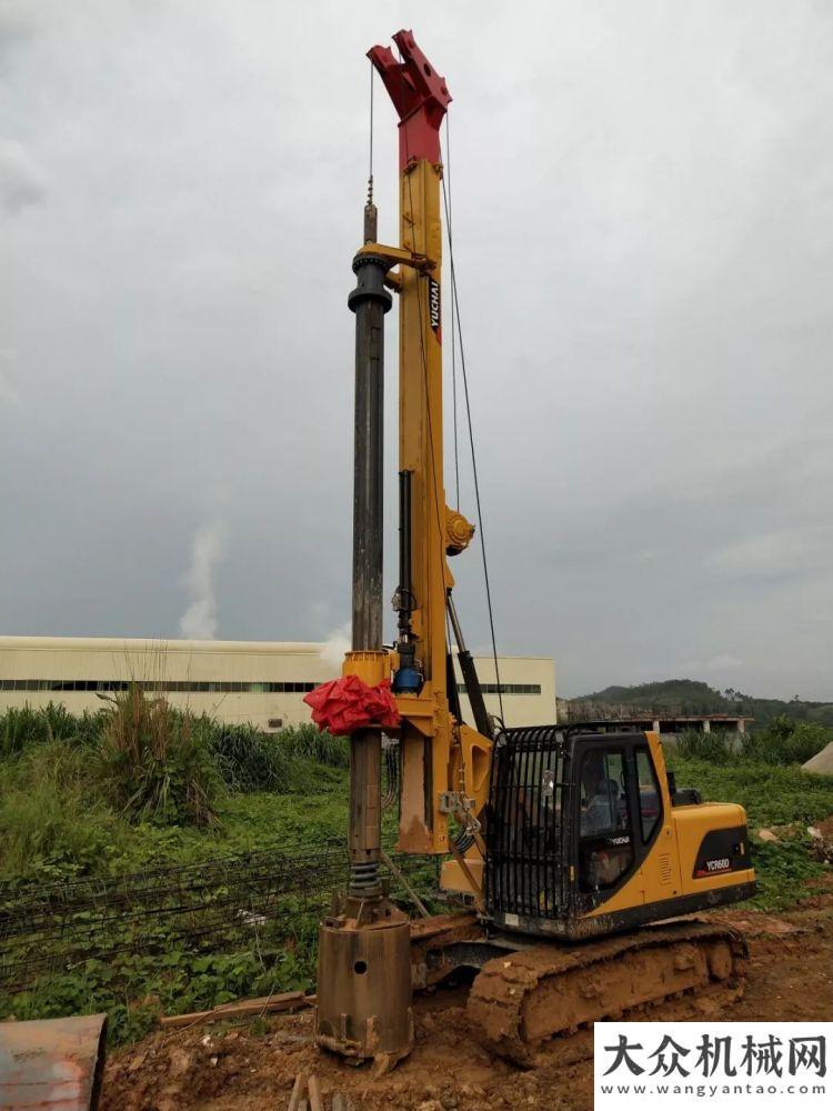 求提車(chē)火熱玉柴樁工首臺(tái)YCR60D赴廣東支援粵港澳大灣區(qū)三一重