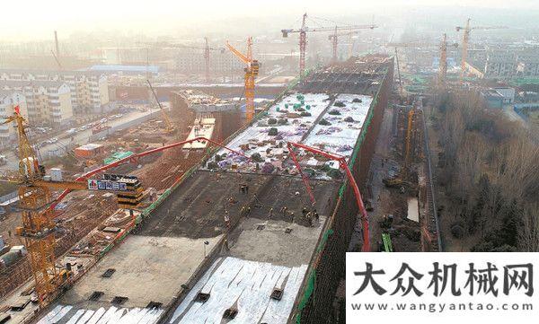 葚壓榨工作三一全套設備助力“十三五”重大工程-王城大道快速路年方圓