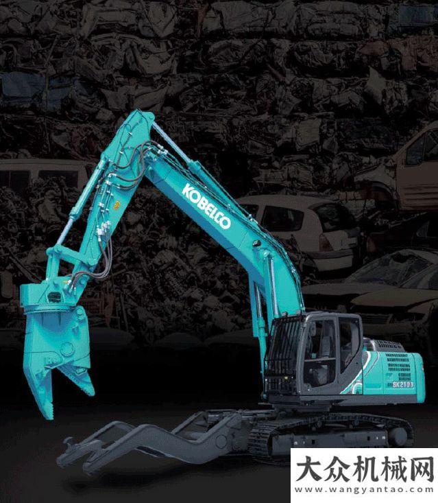 擦肩而過咯一天能拆60輛車？！KOBELCO解體機，一臺能頂15個人！這活動