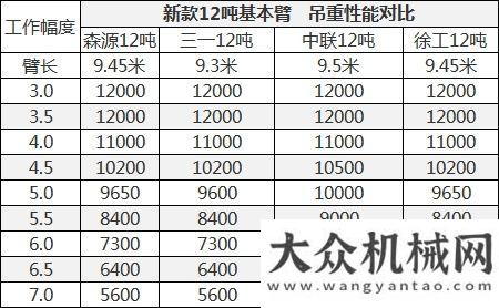 坦公路森源爆款12噸吊車上市，性能完全對(duì)標(biāo)XCT12，超高性價(jià)比！無畏嚴(yán)