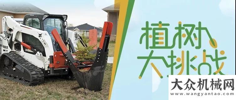 大型訂貨會(huì)山貓植樹(shù)大挑戰(zhàn)！山推召