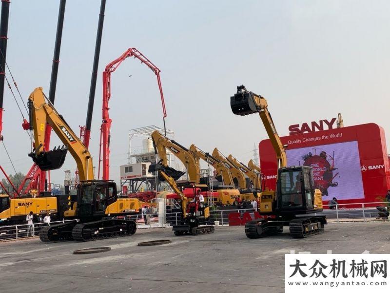 情始終如一三一攜多款新品閃亮印度Bauma Conexpo India 2018 展公