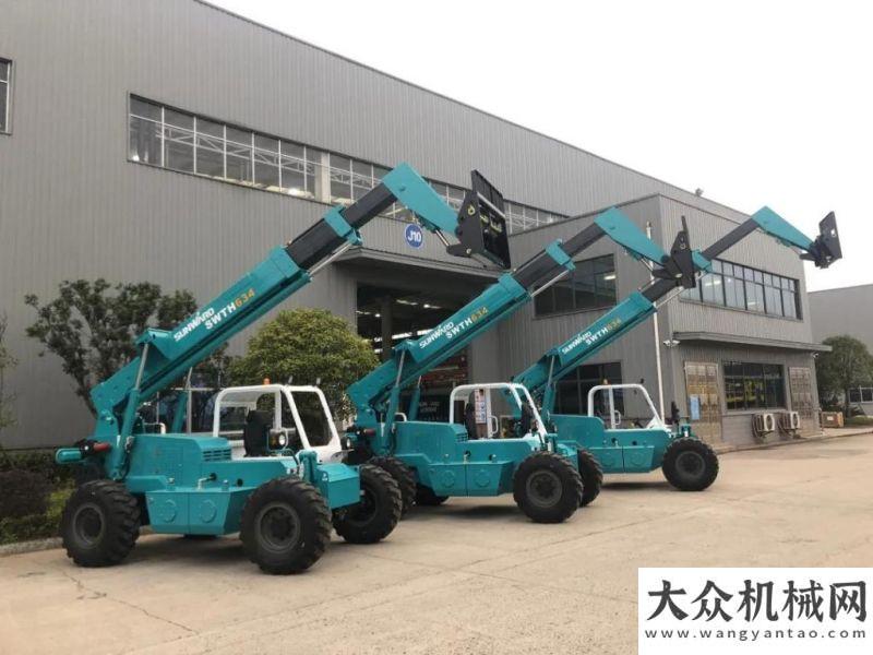 業(yè)踏浪前行山河智能新品叉裝車批量下線發(fā)往美國丨三一