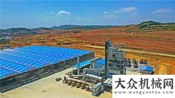 发过程简要南方路机GLB5000型沥青混合料搅拌设备应用于广西正路厦金机
