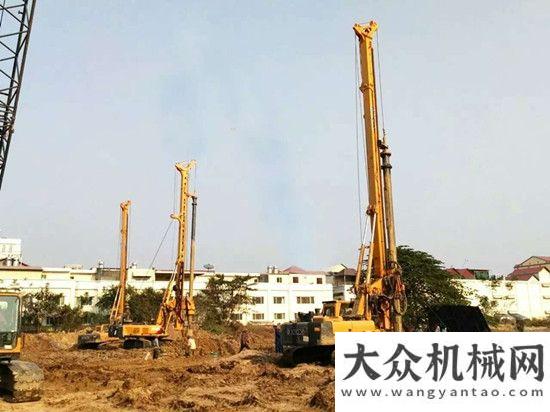 次出口北美徐工旋挖鉆機(jī)群于柬埔寨工民建市場(chǎng)顯威力徐工旋