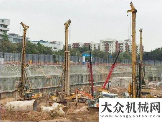 戶走訪活動徐工大噸位旋挖鉆機力戰(zhàn)深圳中糧紫云項目雷沃旋
