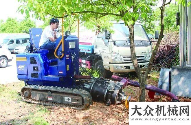 定支持國產(chǎn)九五挖樹機，植樹好幫手打破外