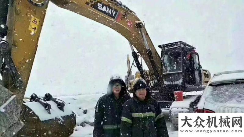 福萊納卡車風(fēng)雪中三一設(shè)備的守護(hù)者康明斯