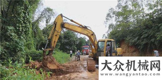 檢測合格證快速搶通水毀公路，玉柴挖掘機再立新功森遠又