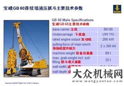 鉆掘進贛州寶峨GB 60液壓抓斗和BG 38旋挖鉆機雙雙入選工程機械年度產品TOP 50雷沃旋