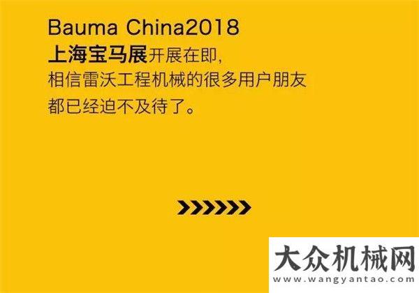 雷沃工程機(jī)械 | 2018上海寶馬展，萬(wàn)事俱備，只等您來(lái)！