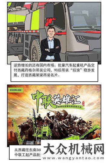 《漫畫中聯(lián)》——六月份中聯(lián)重科起重機新聞回顧