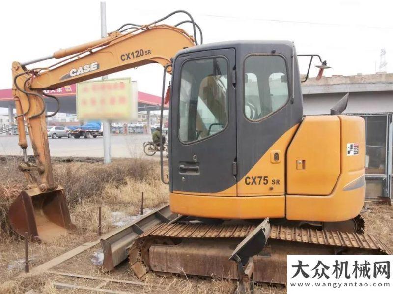 式圓滿成功凱斯CX75SR下板車，爺?shù)那啻河謿⒒貋砹耍≈新?lián)英