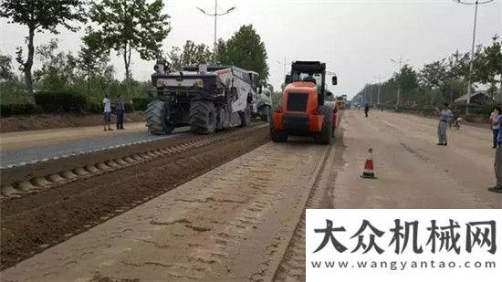 夏煤業(yè)用戶維特根土壤穩(wěn)定技術(shù)在臨邑市政道路上的應(yīng)用輛