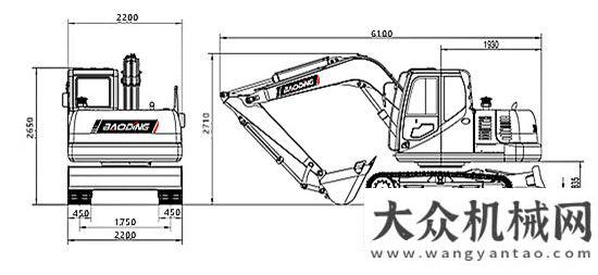 進(jìn)烏魯木齊寶鼎BD80-8小型挖掘機(jī)改進(jìn)型號上市山推道