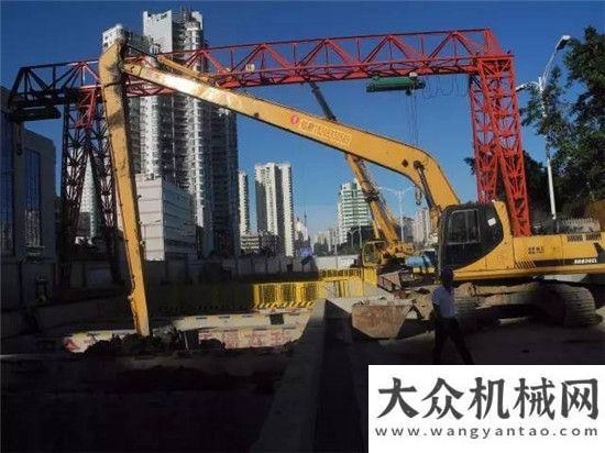 切為了客戶廈工挖掘機每天16小時淤泥里施工作業(yè)，助力廈門地鐵三一重