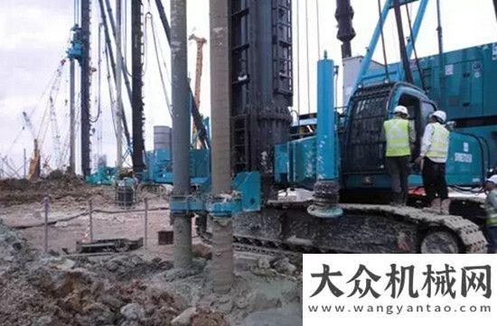 械年度稱號(hào)山河智能雙軸鉆機(jī)新加坡施工獲贊柳工挖