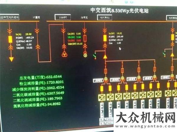 的典范中交西筑能源公司分布式光伏發(fā)電突破600萬度濰柴制