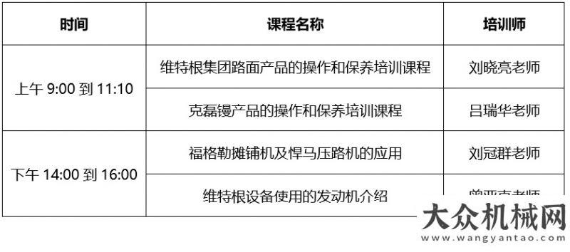 展品搶先看維特根培訓(xùn)通知丨疫情面前初心不改 線上培訓(xùn)精彩繼續(xù)約翰迪