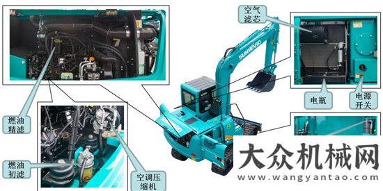 全断面摊铺山河智能小挖家族新成员SWE80E9报到青海克