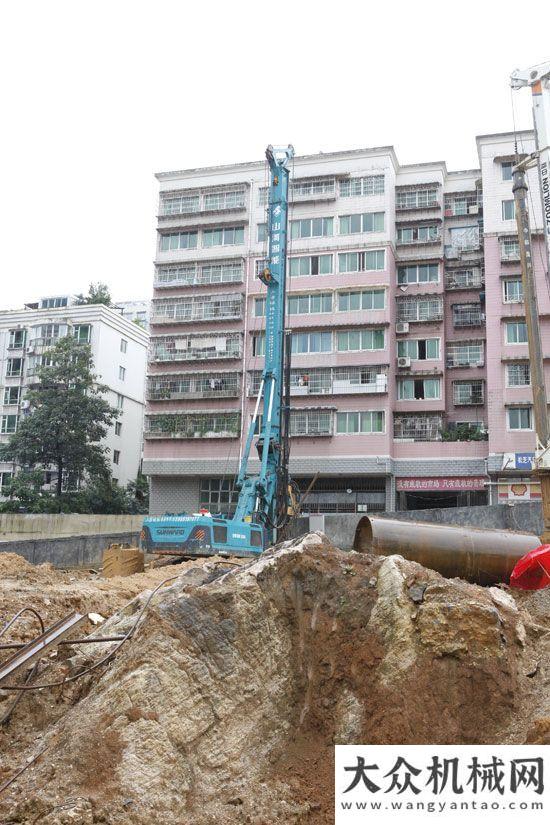 會勝利旋挖鉆機“華山論劍” 山河智能傲視群雄上海金