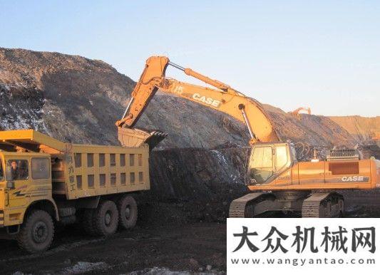 逾百萬美元凱斯重型挖掘機服務于甘肅肅北地區(qū)的煤礦科威特