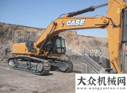 逾百萬美元凱斯重型挖掘機服務于甘肅肅北地區(qū)的煤礦科威特