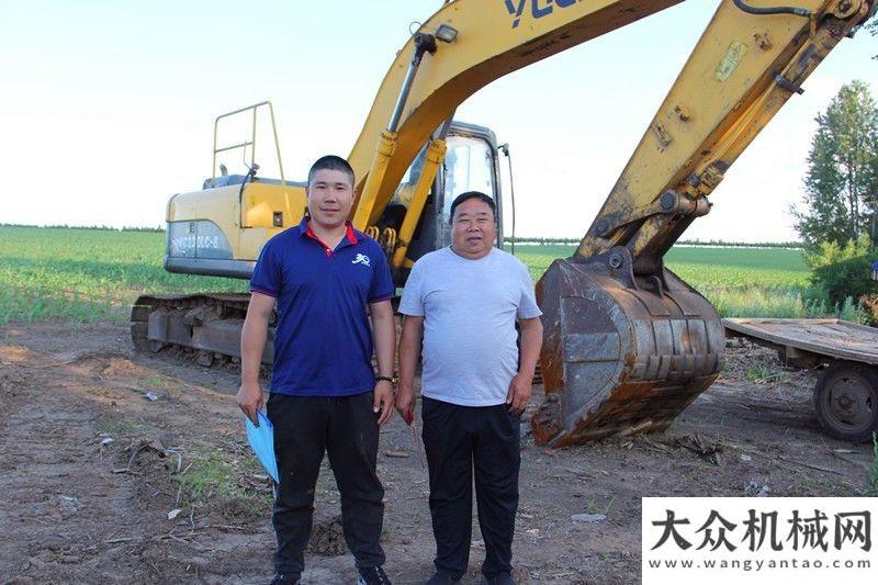 設(shè)的排頭兵長春德惠用戶黃老板：我信賴玉柴挖掘機路馳公
