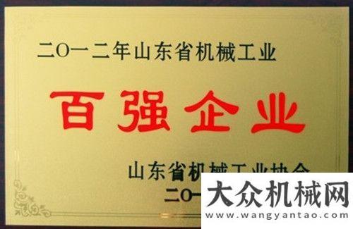 廠建成投產(chǎn)山推被授予“山東機械工業(yè)百強企業(yè)”稱號山東臨